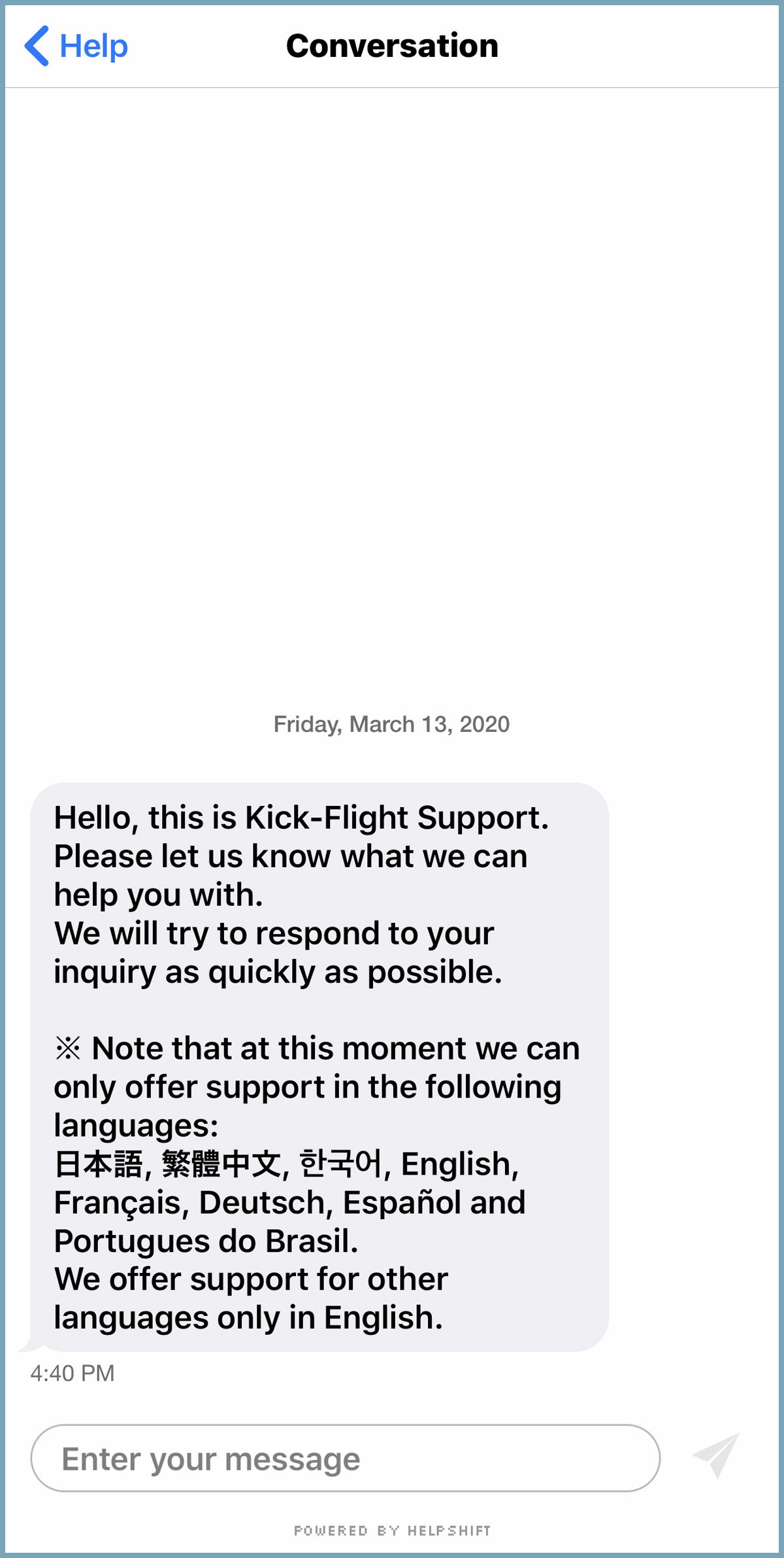 360 空中対戦アクション Kickｰflight にて多言語カスタマーサポートを提供中 Dico株式会社